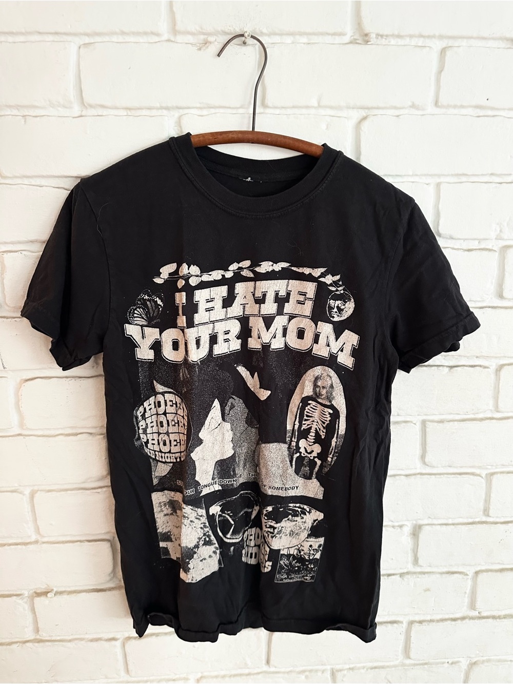 Phoebe Bridgers Original Concert Tee with Vintage Print Size S